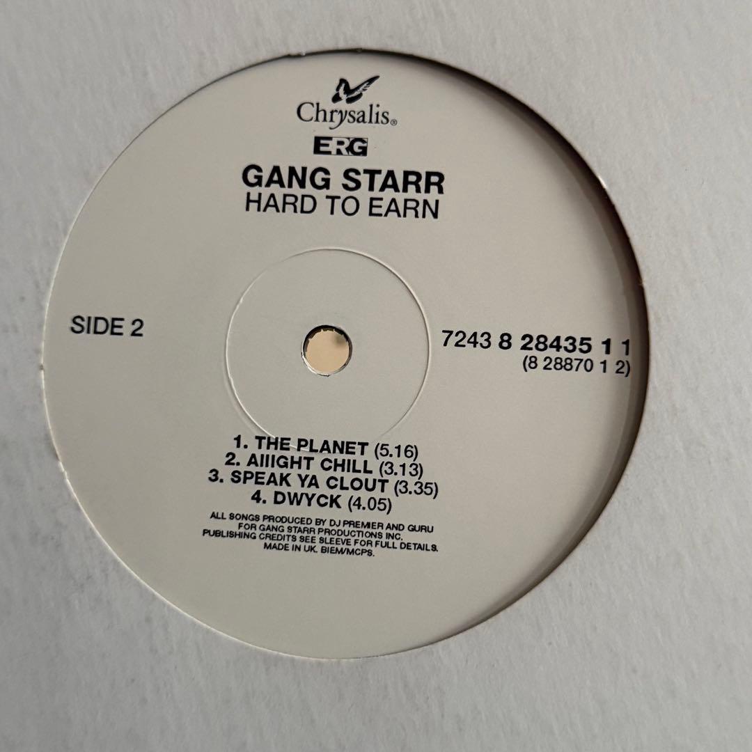 GANG STARR Hard to Earn2枚組LPレコード