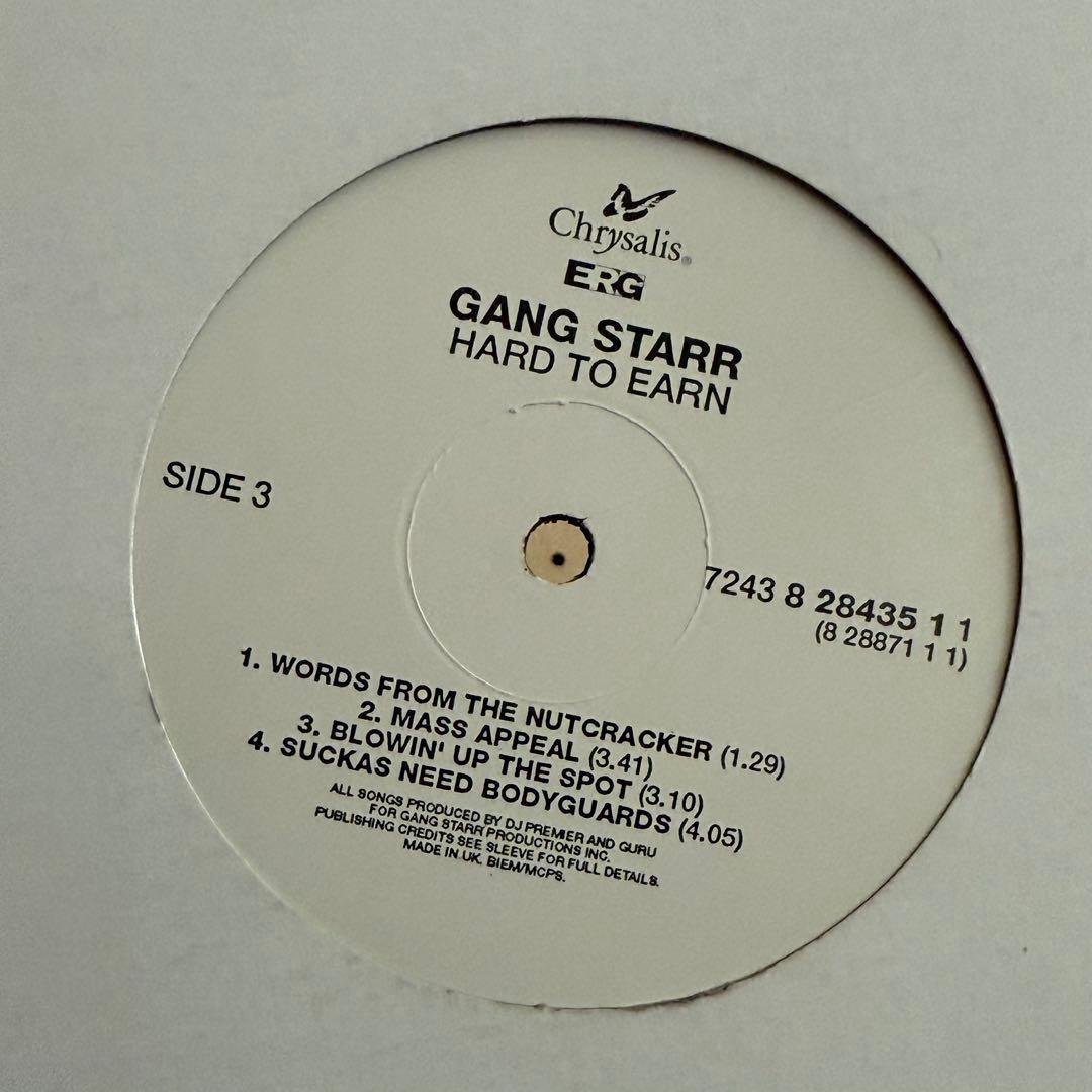 GANG STARR Hard to Earn2枚組LPレコード