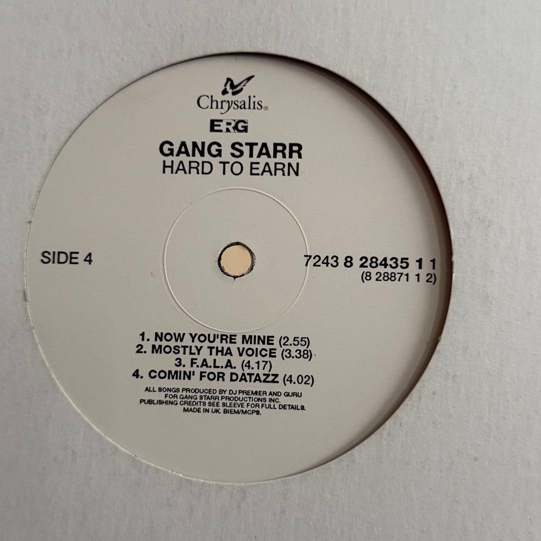 GANG STARR Hard to Earn2枚組LPレコード