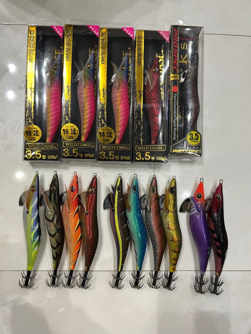 WILD CHASE 3.5号 エギング ルアー 15個セット