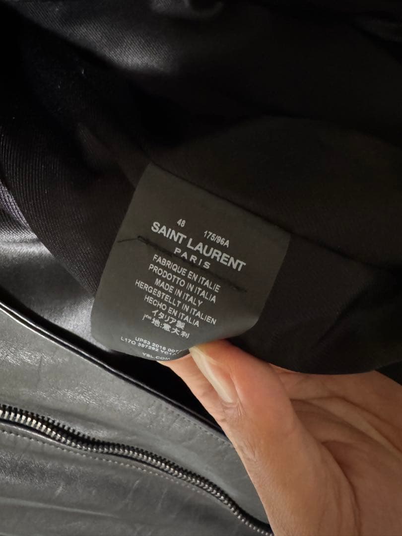 SAINT LAURENT L17 ダブルライダースジャケット