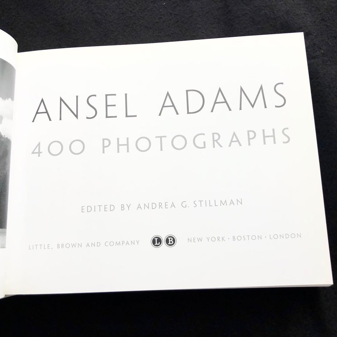アンセル・アダムス 写真集「400 Photographs」ハードカバー版
