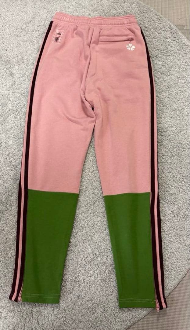 新品　adidas日本代表nigo 桜餅　ピンク ジャージ　パンツ　アディダス