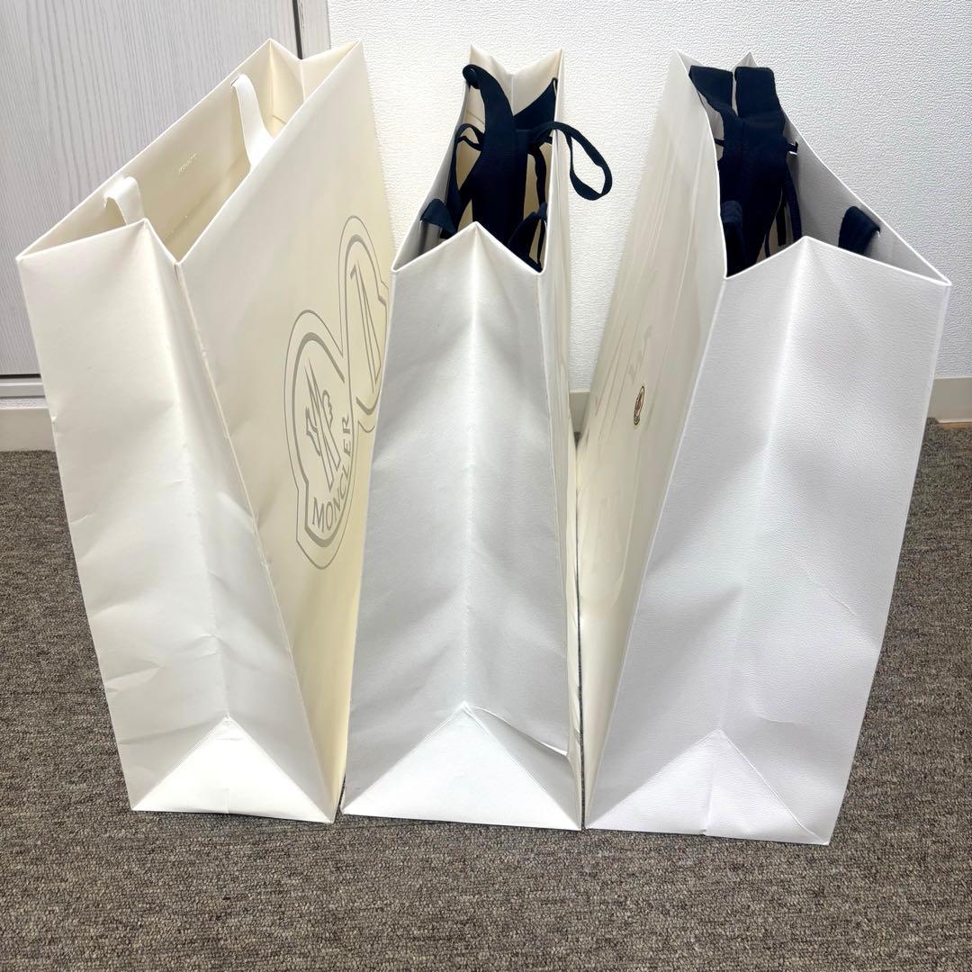 【shu】　MONCLER 　ショップ袋大3　ガーメントカバー
