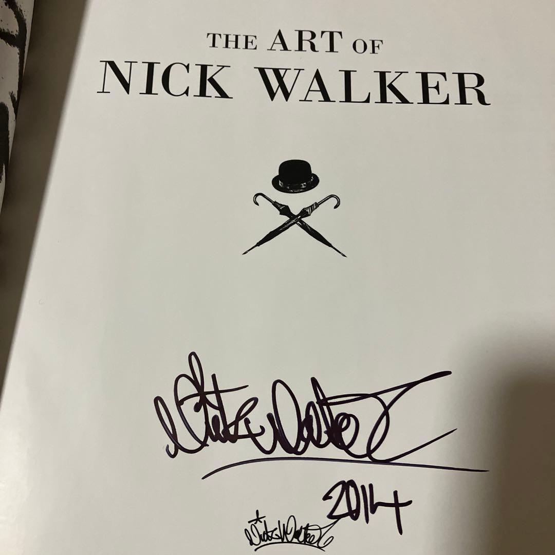 Nick Walker サイン入りアートブック　マフラー付き　 banksy