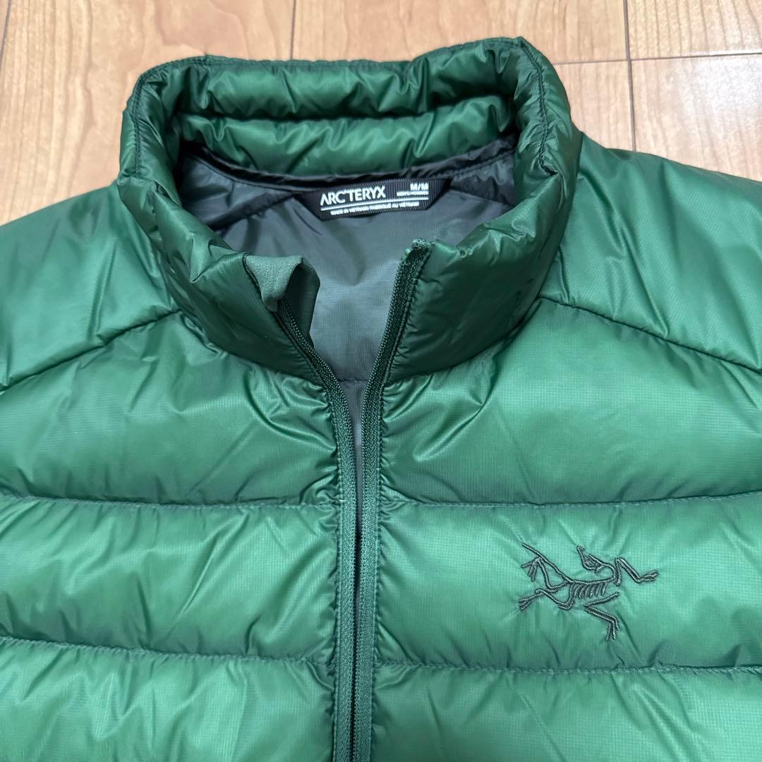 ARC'TERYX グリーンダウンベスト M