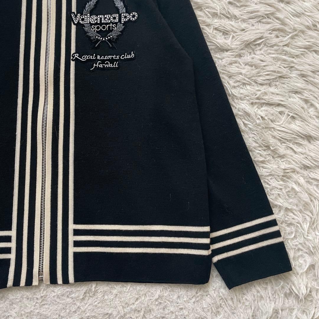 美品　Valenza po Sports 刺繍　ジップ　パーカー　日本製