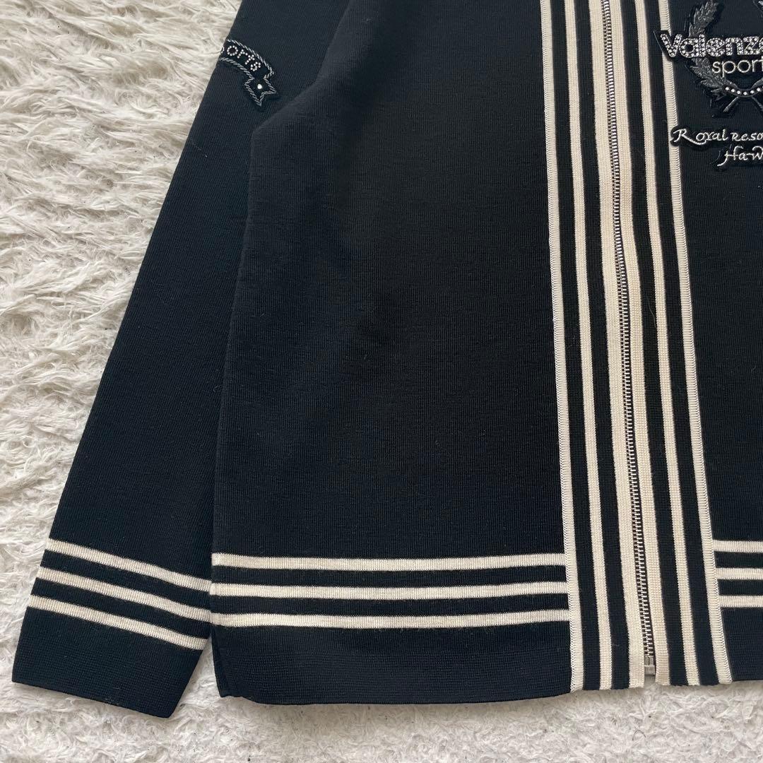 美品　Valenza po Sports 刺繍　ジップ　パーカー　日本製