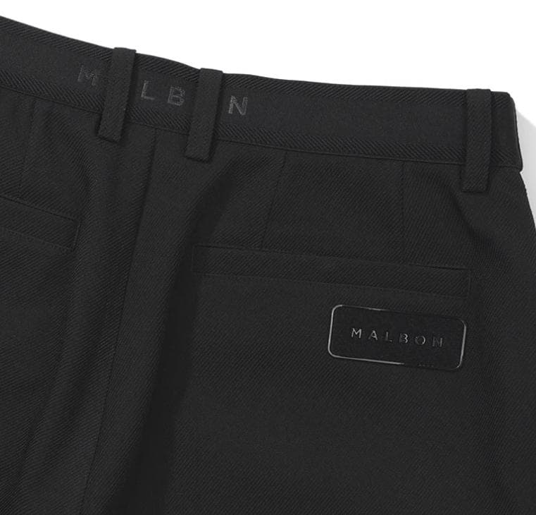 Malbon セットアップ ブラック 上下セット ミニマルデザイン 新品✨⛳