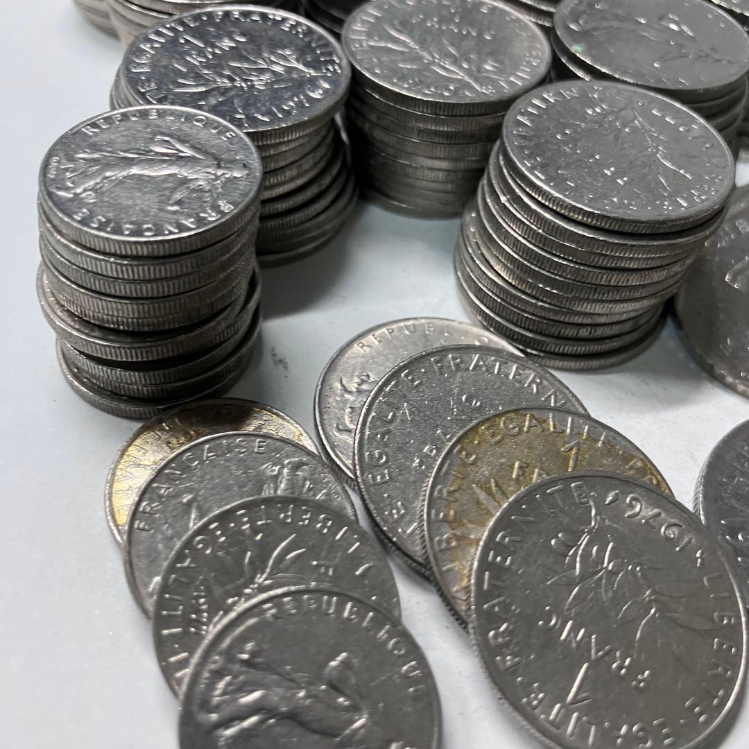 フランス　フラン　　硬貨　まとめ