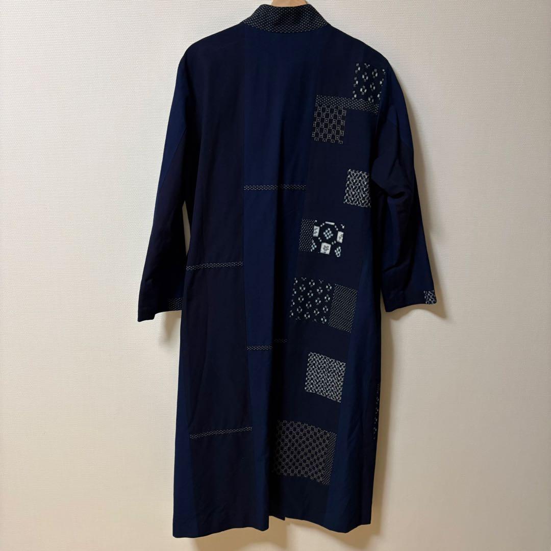 ◇極美品◇儀右ヱ門◇儀右衛門◇ギエモン◇久留米絣◇絣◇ロングコート◇羽織り◇