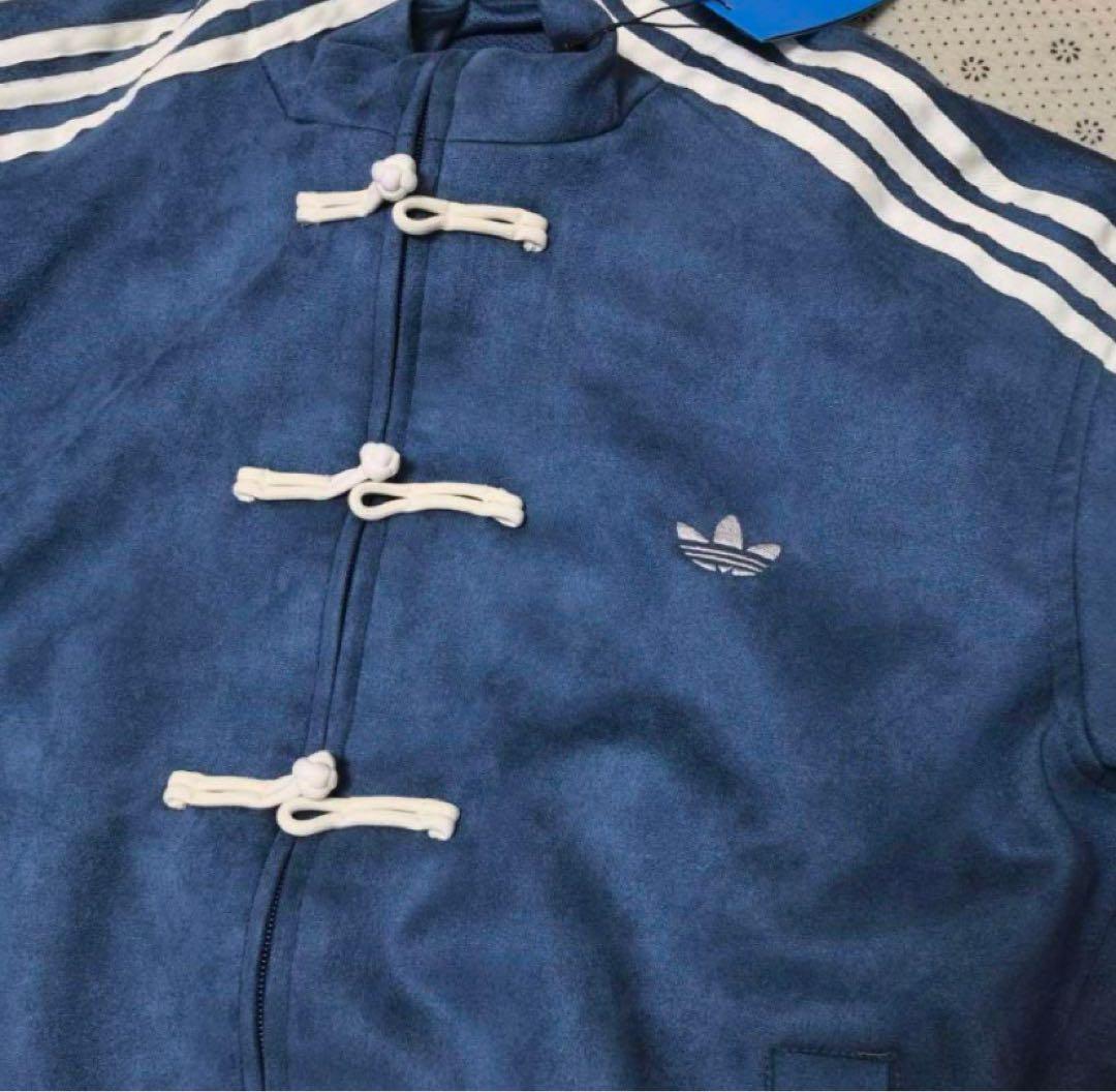 adidasアディダス 中国限定 蛇年トラックジャケット ネイビー XＬサイズ