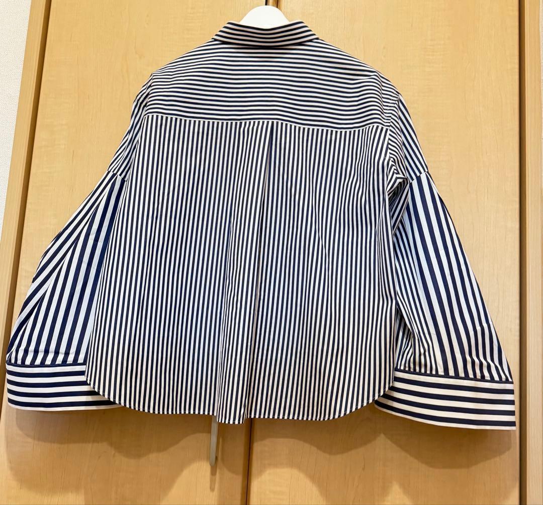 hamburger 様 ★sacai サカイ★ボリューム袖 コットン ストライプ