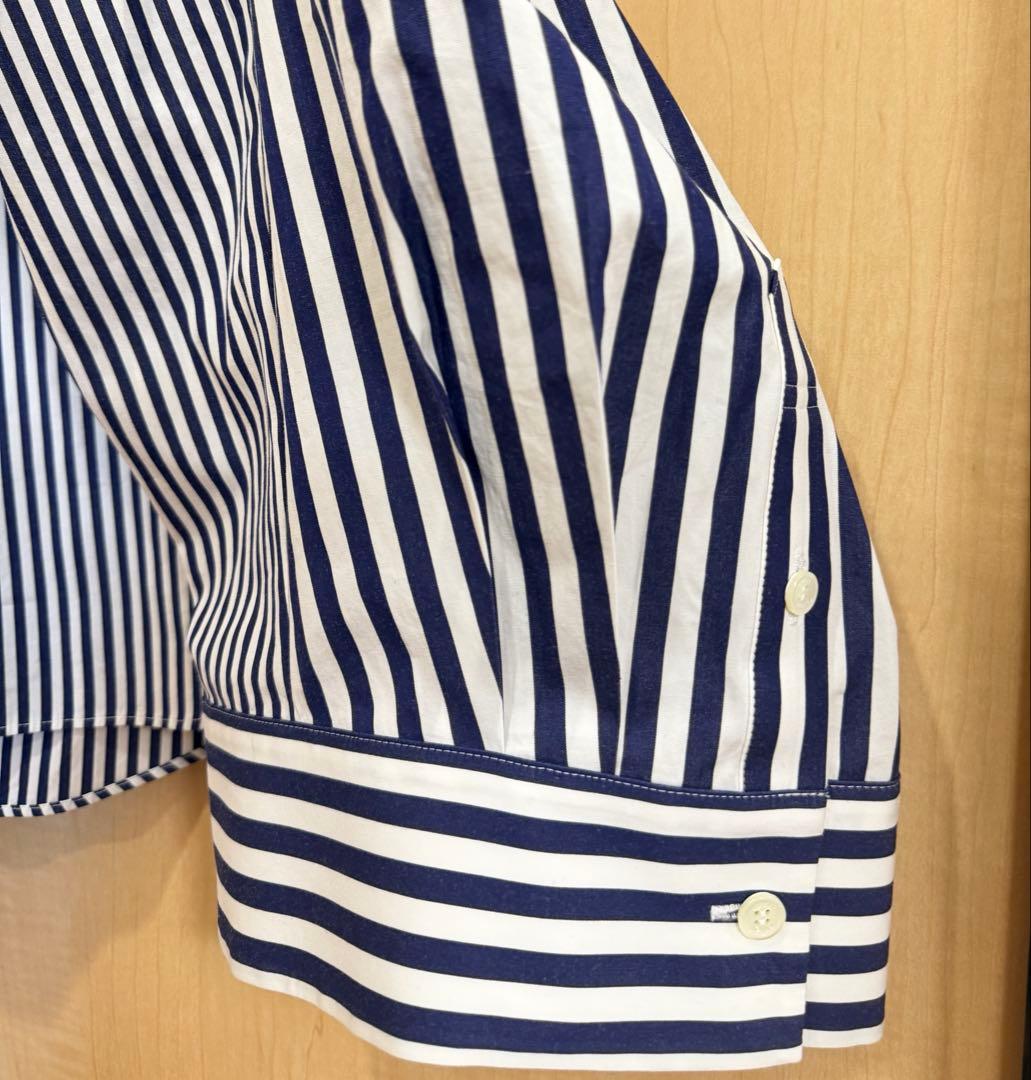 hamburger 様 ★sacai サカイ★ボリューム袖 コットン ストライプ