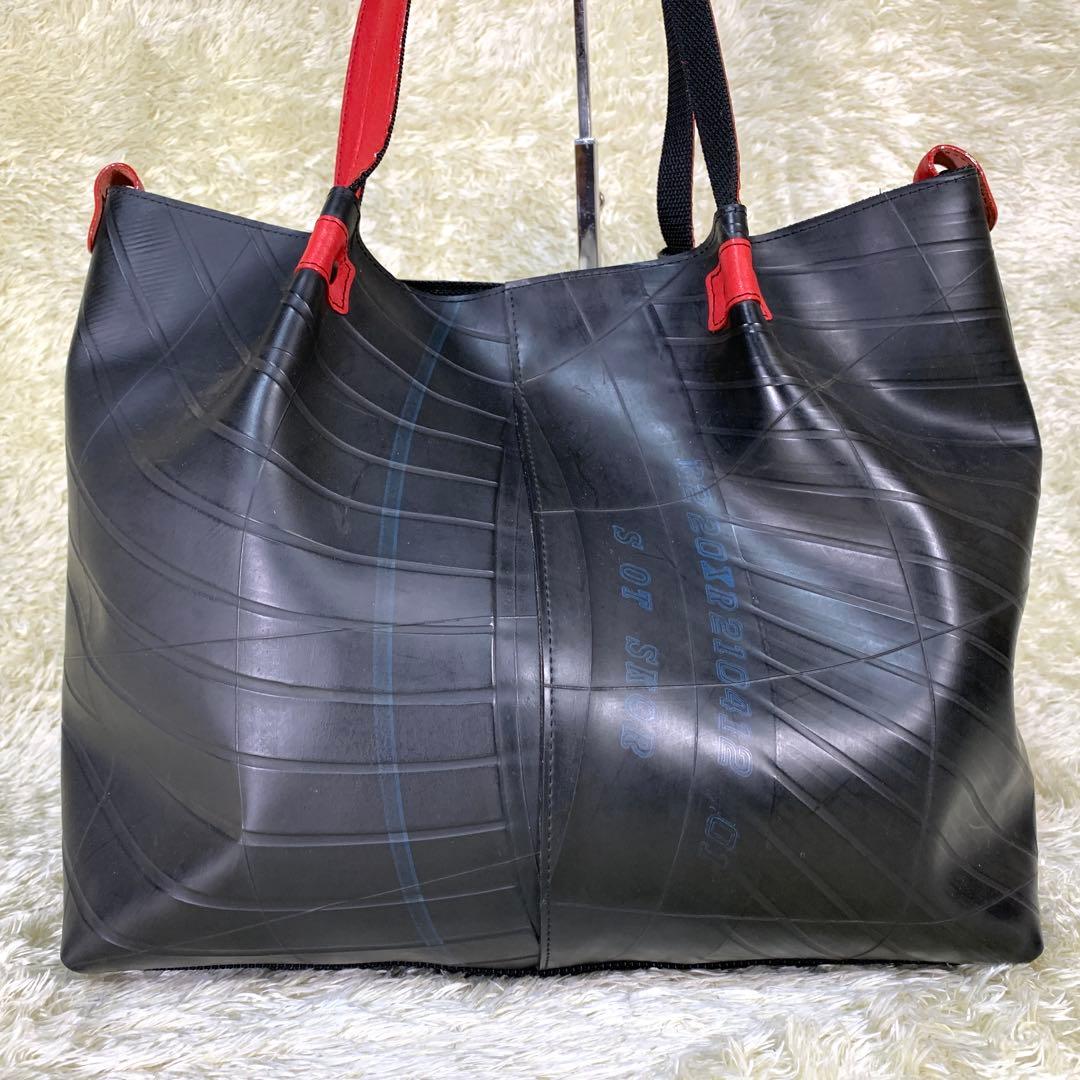 鍋味噌！シール SEAL トートバッグ ショルダーバッグ タイヤチューブ素