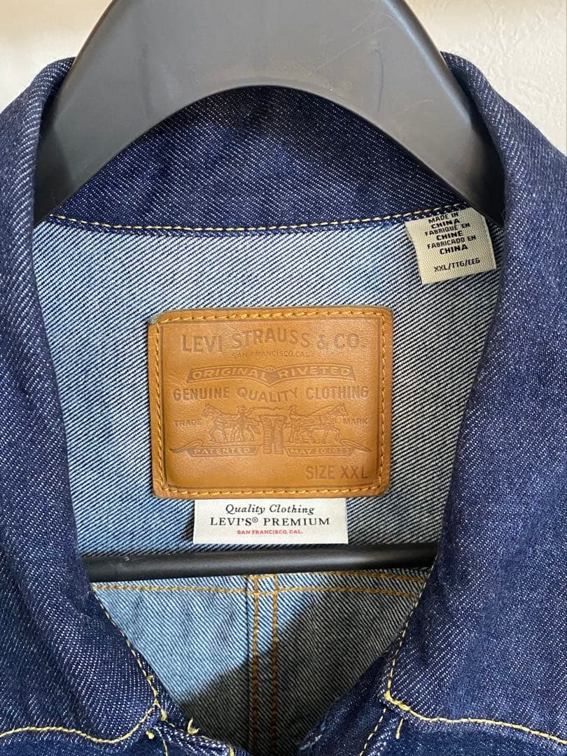 ジャーナルスタンダード　リーバイス　リジット　デニムジャケット　XXL Tバック