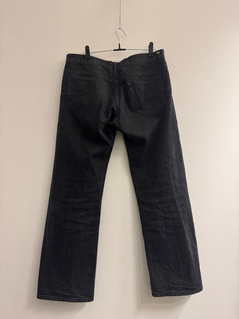 ブ*ン様 Dior Homme 07aw コーティング デニム ブラック　W32