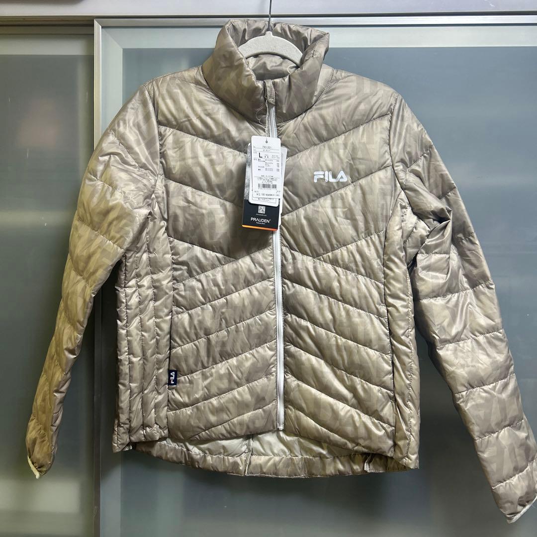 FILA ベージュ キルティングダウンジャケット L 新品♡未使用　最終値下げ❗️