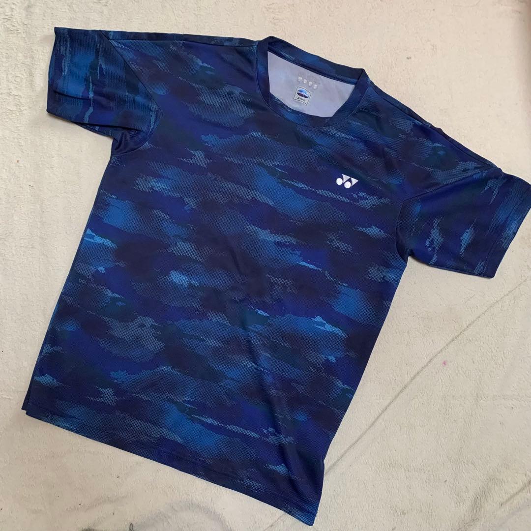 ✨美品✨YONEX 半袖 Tシャツ XL ダークブルー迷彩