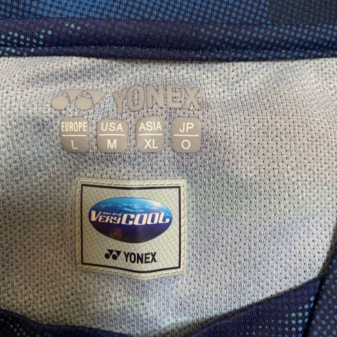 ✨美品✨YONEX 半袖 Tシャツ XL ダークブルー迷彩