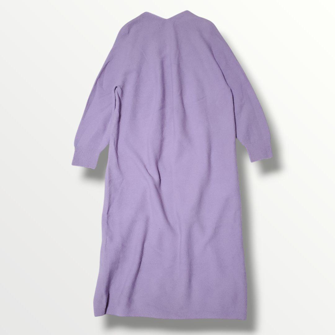 美品 SHIPS シップス ロング ワンピース Vネック ゆったり系