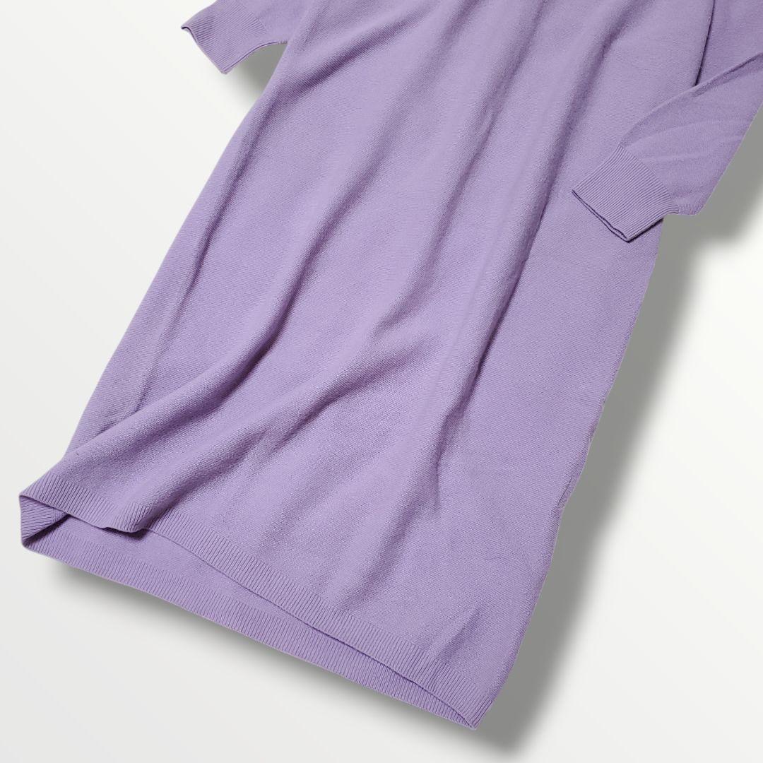 美品 SHIPS シップス ロング ワンピース Vネック ゆったり系