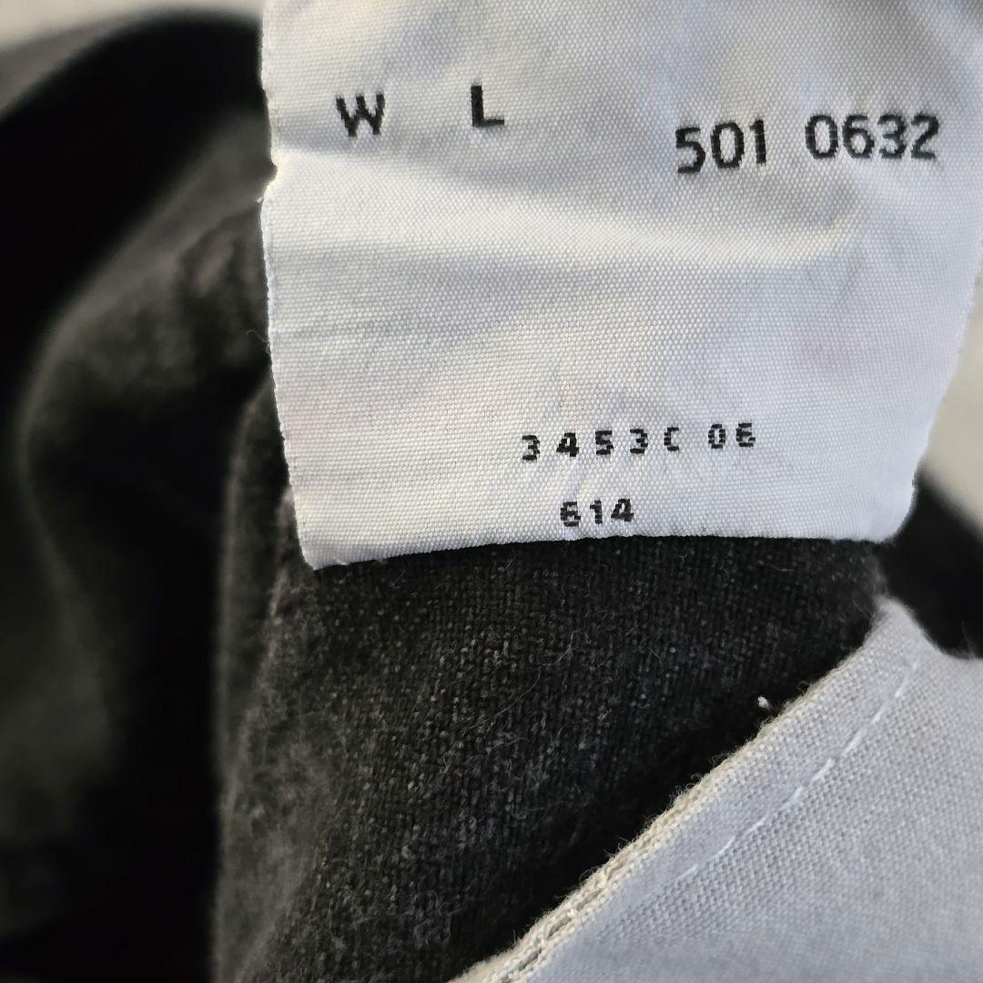 90s USA製 Levi's 501 ブラックデニム W34 後染め 米国製