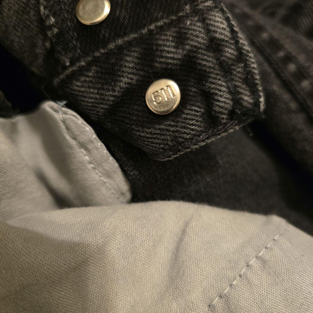90s USA製 Levi's 501 ブラックデニム W34 後染め 米国製