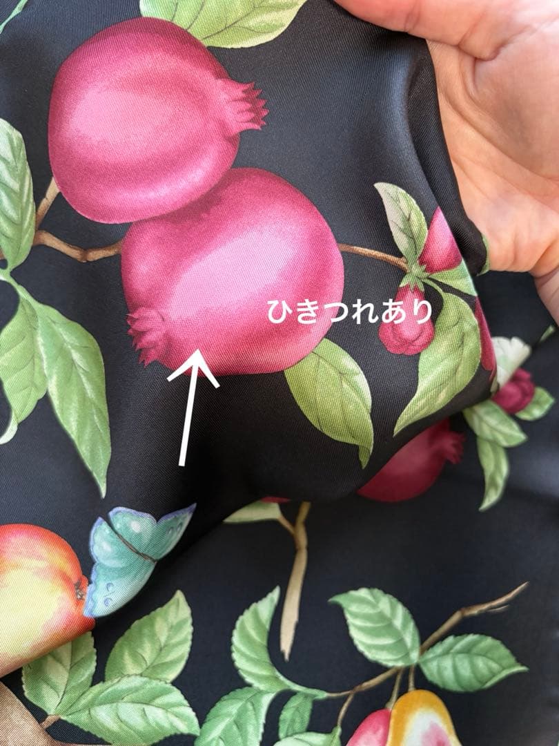 Tiffany 大判スカーフ　鳥　蝶