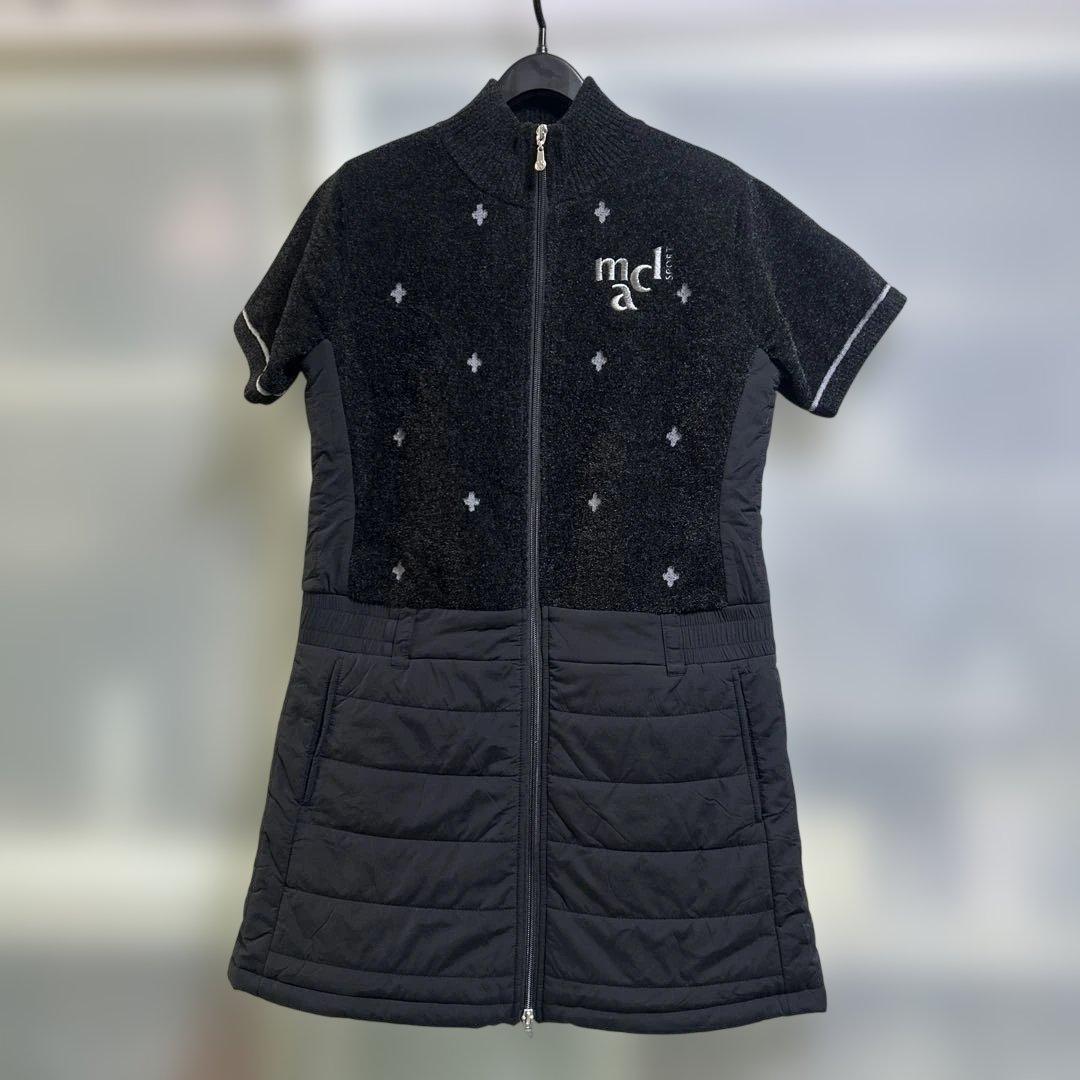 marie claire⭐️ニット&キルティングワンピース黒♡極美品♡値下げ❗️