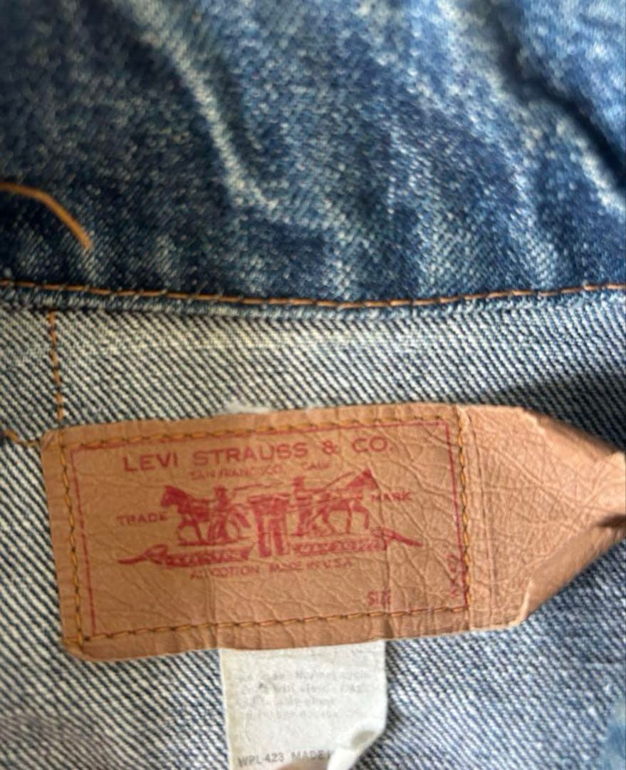 70s Levi's デニムジャケット　usa製　ヴィンテージ　4th