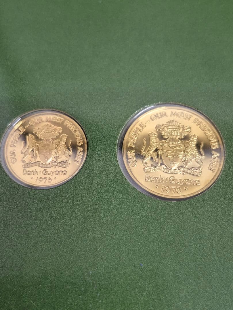 N*a様 フランクリンミントガイアナ共和国公式通貨プルーフセット