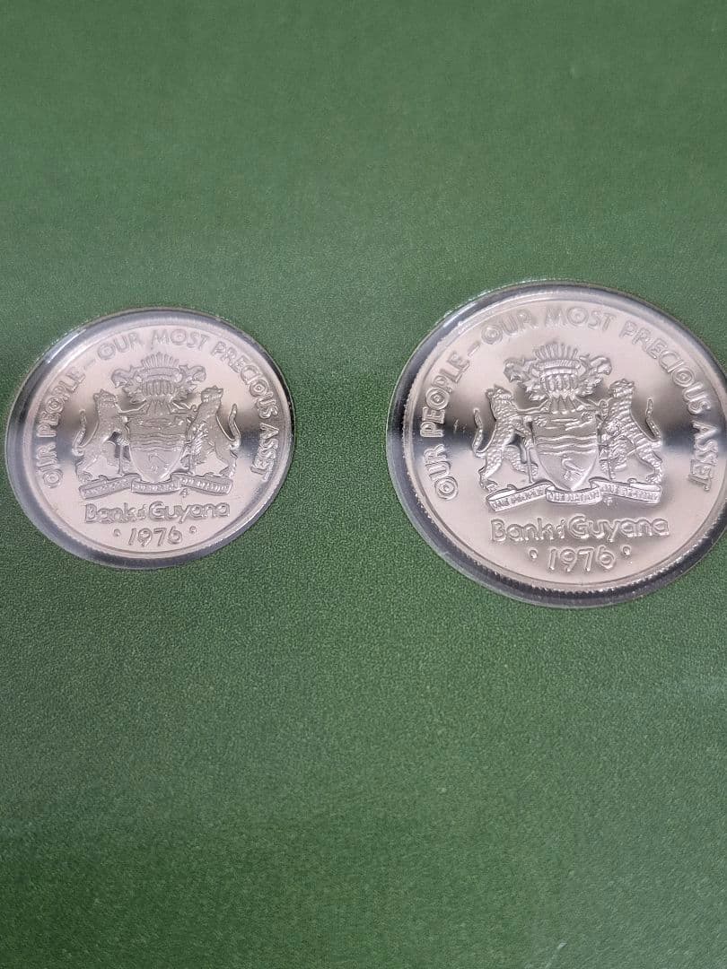 N*a様 フランクリンミントガイアナ共和国公式通貨プルーフセット