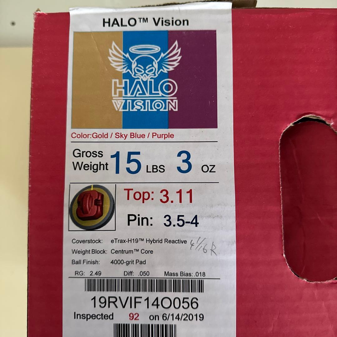 ヘイロウビジョン HALOVISION 15ポンド 中古美品 箱有 ロトグリップ