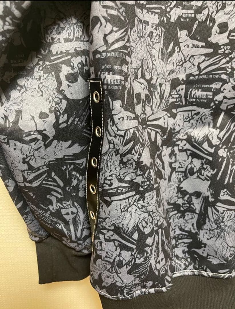 MAD PUNKS ファー付きジップパーカー V系 パンク ゴシック Y2K