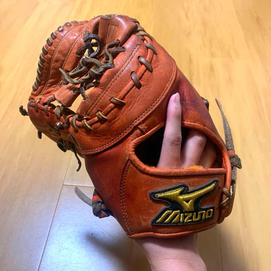 野球グローブ　硬式　ミズノプロ　ファーストミット　左投げ　サウスポー 旧ラベル