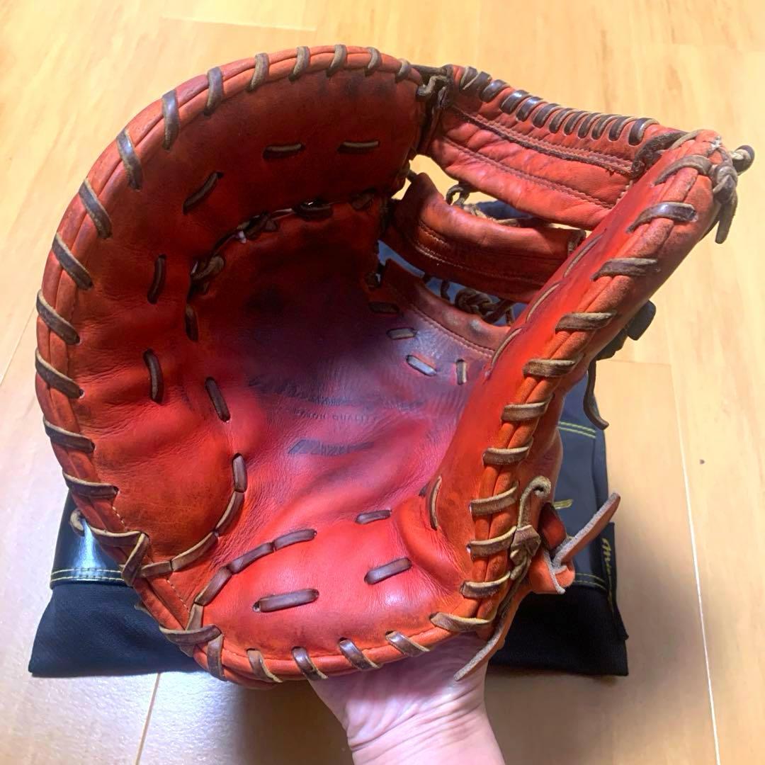野球グローブ　硬式　ミズノプロ　ファーストミット　左投げ　サウスポー 旧ラベル