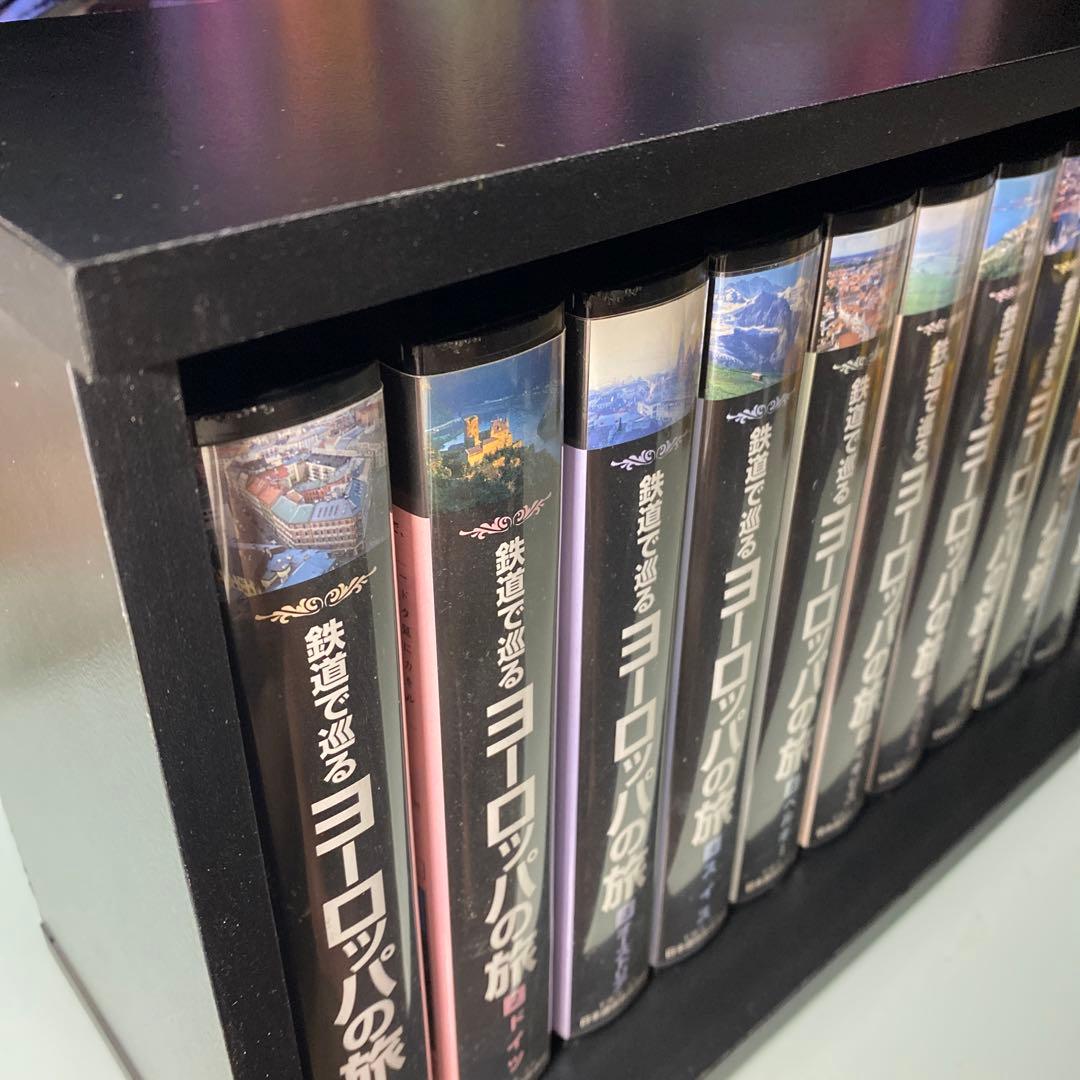 VHS ビデオテープ　鉄道で巡る ヨーロッパの旅　10巻セット　木製ケース付き