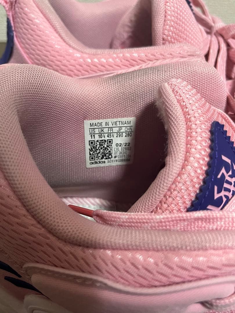 adidas D.O.N. lssue3 light pink バッシュ