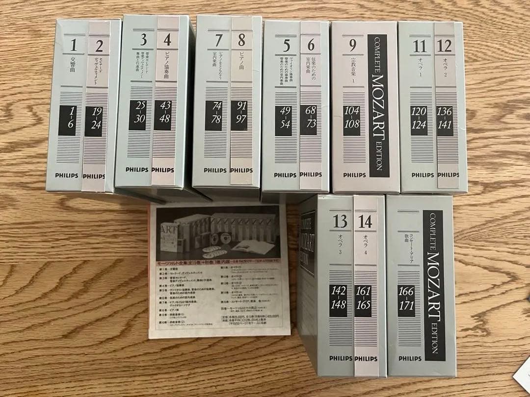 小学館　モーツァルト全集 全15巻【CD178枚 欠別巻】