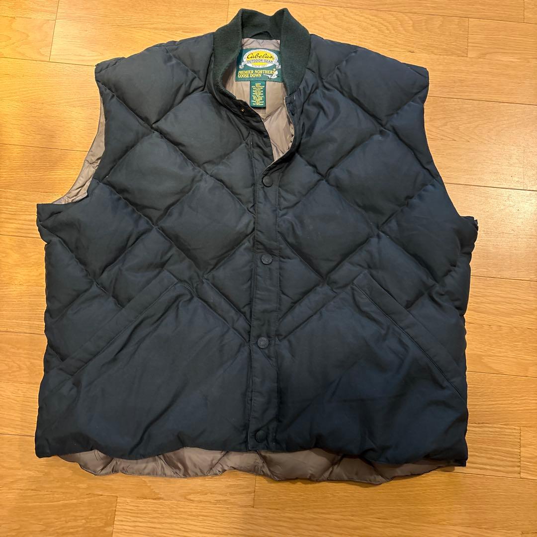 ゆ*う様 Cabela's 90-00sダイヤモンドキルティングダウンベストXL