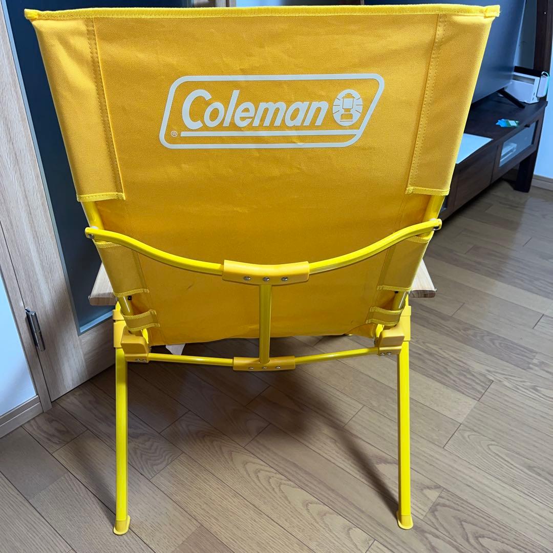 Coleman レイチェア3段階リクライニング式ハイバックチェア　イエロー