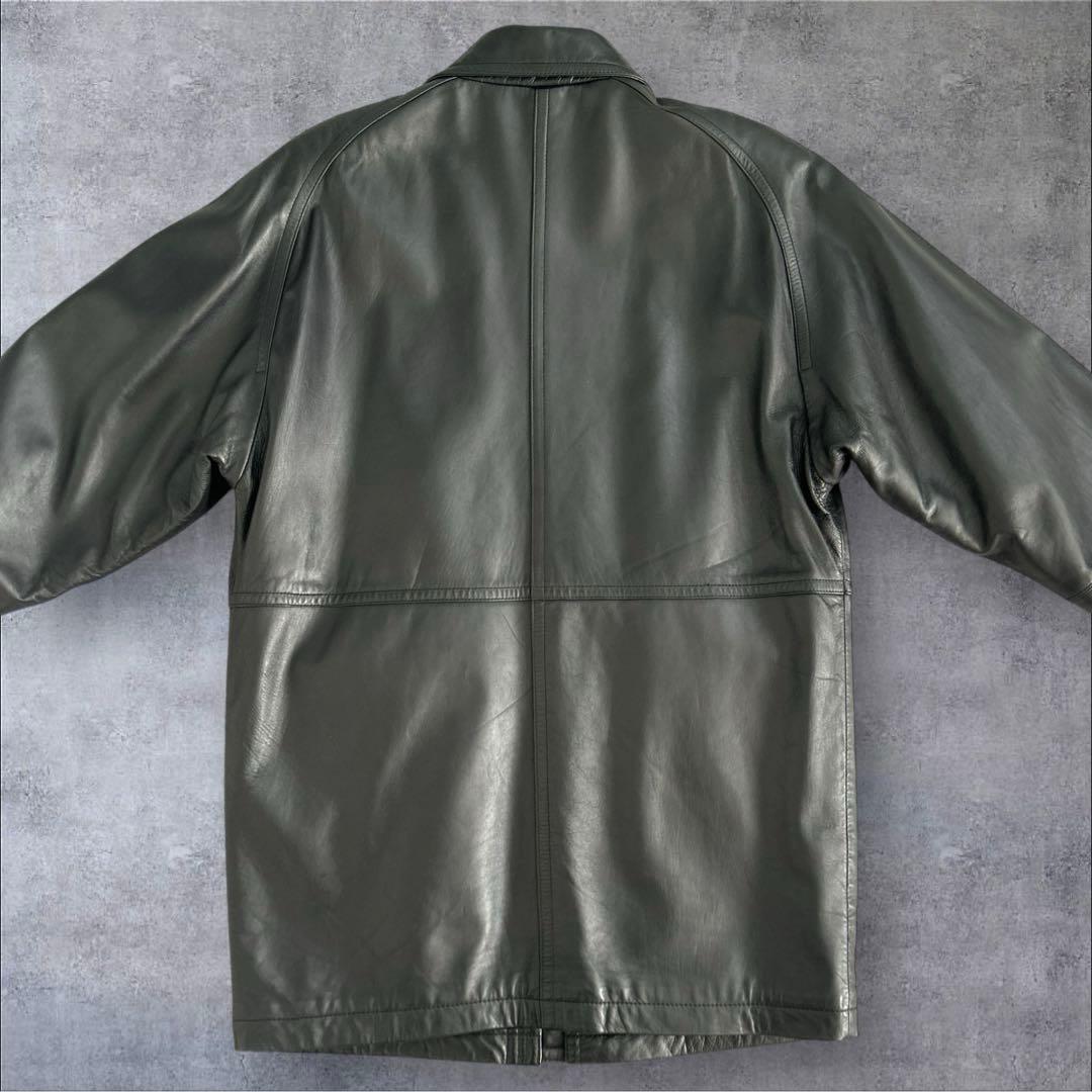 美品　WIND ARMOR 本革　レザージャケット　羊革　ブラック　Mサイズ
