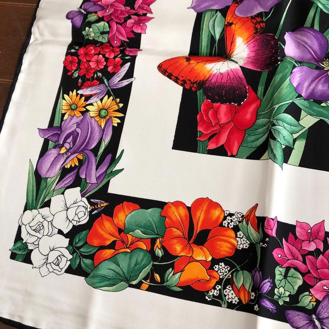 gucci シルク　スカーフ　グッチ　イタリア製　SILK オールド　ビンテージ
