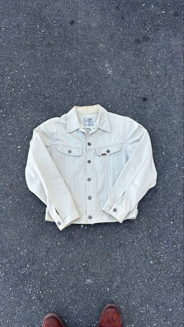 【美品】archive Lee ホワイトデニムジャケット 90's サイズM