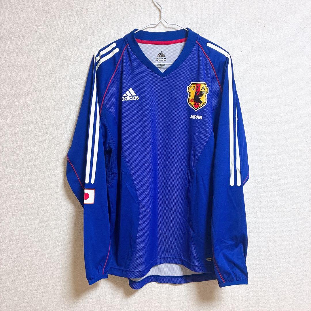 [美品]サッカー日本代表　Y2K 長袖ユニフォーム　Lサイズ