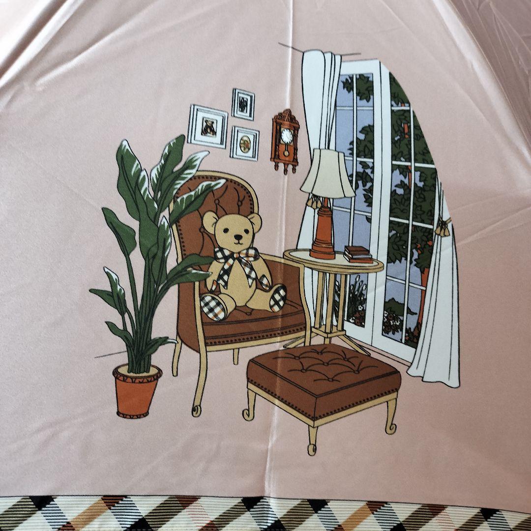 【DAKS】タグ付き未使用品　 折り畳み傘　テディベア　クマさん