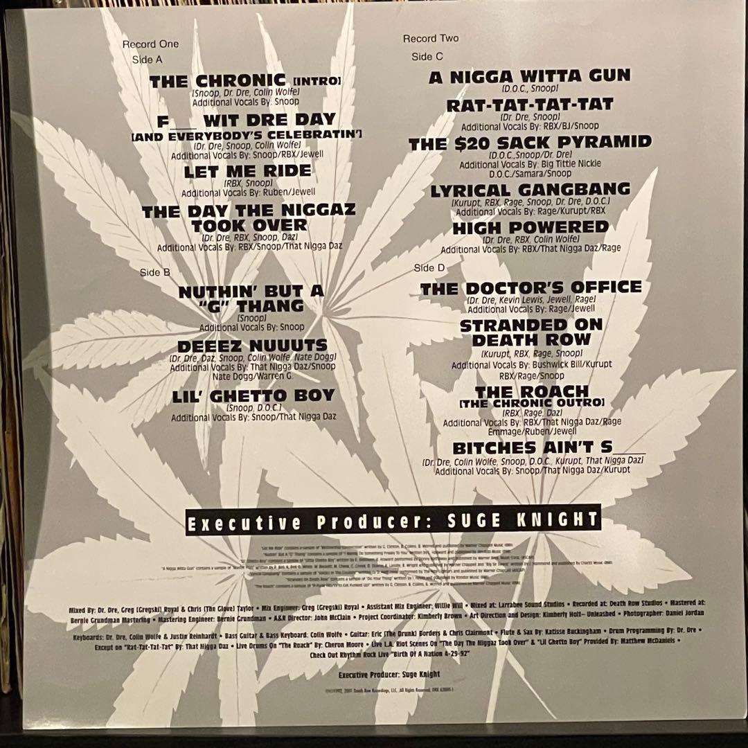 DR.DRE / CHRONIC レコード HIPHOP 名盤 ポスター付き