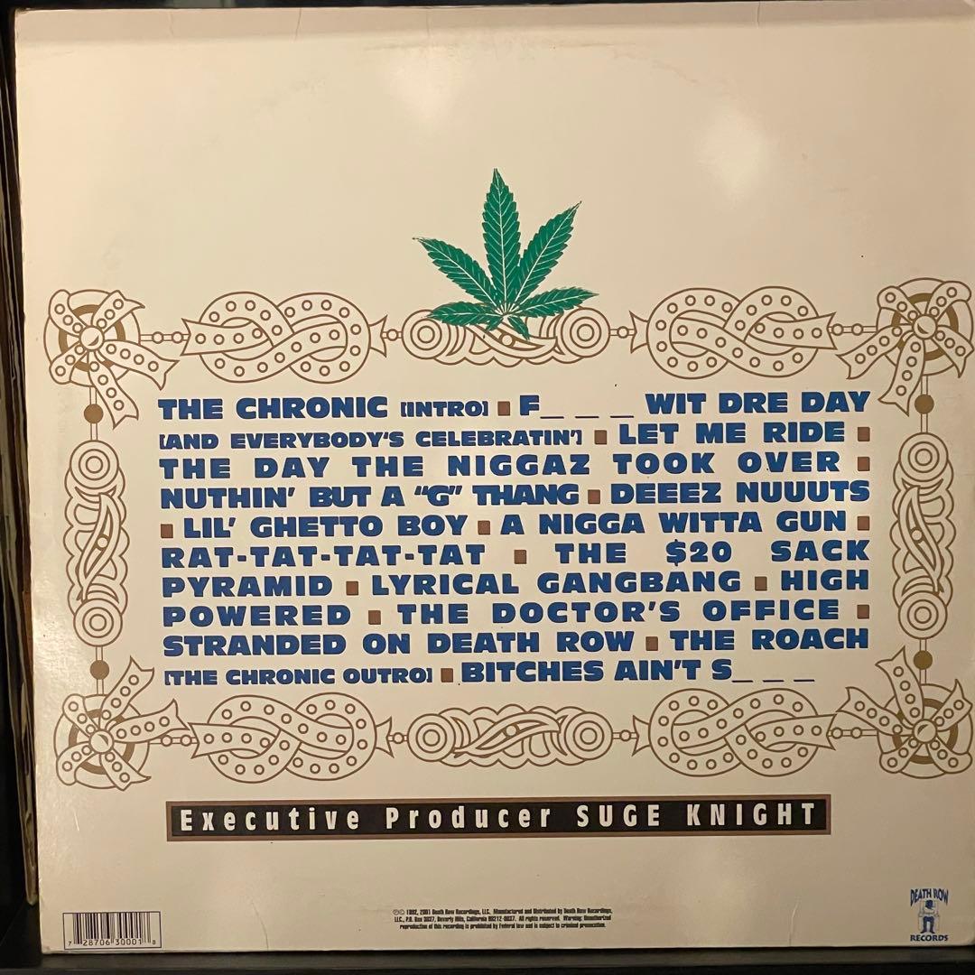 DR.DRE / CHRONIC レコード HIPHOP 名盤 ポスター付き