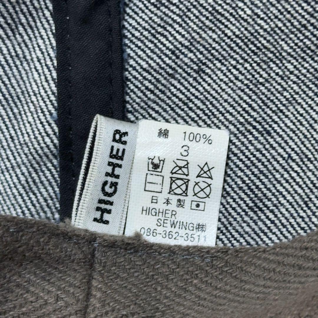 【美品】HIGHER ハイヤー　デニムハット　セルビッチ　ネイティブジャパニーズ